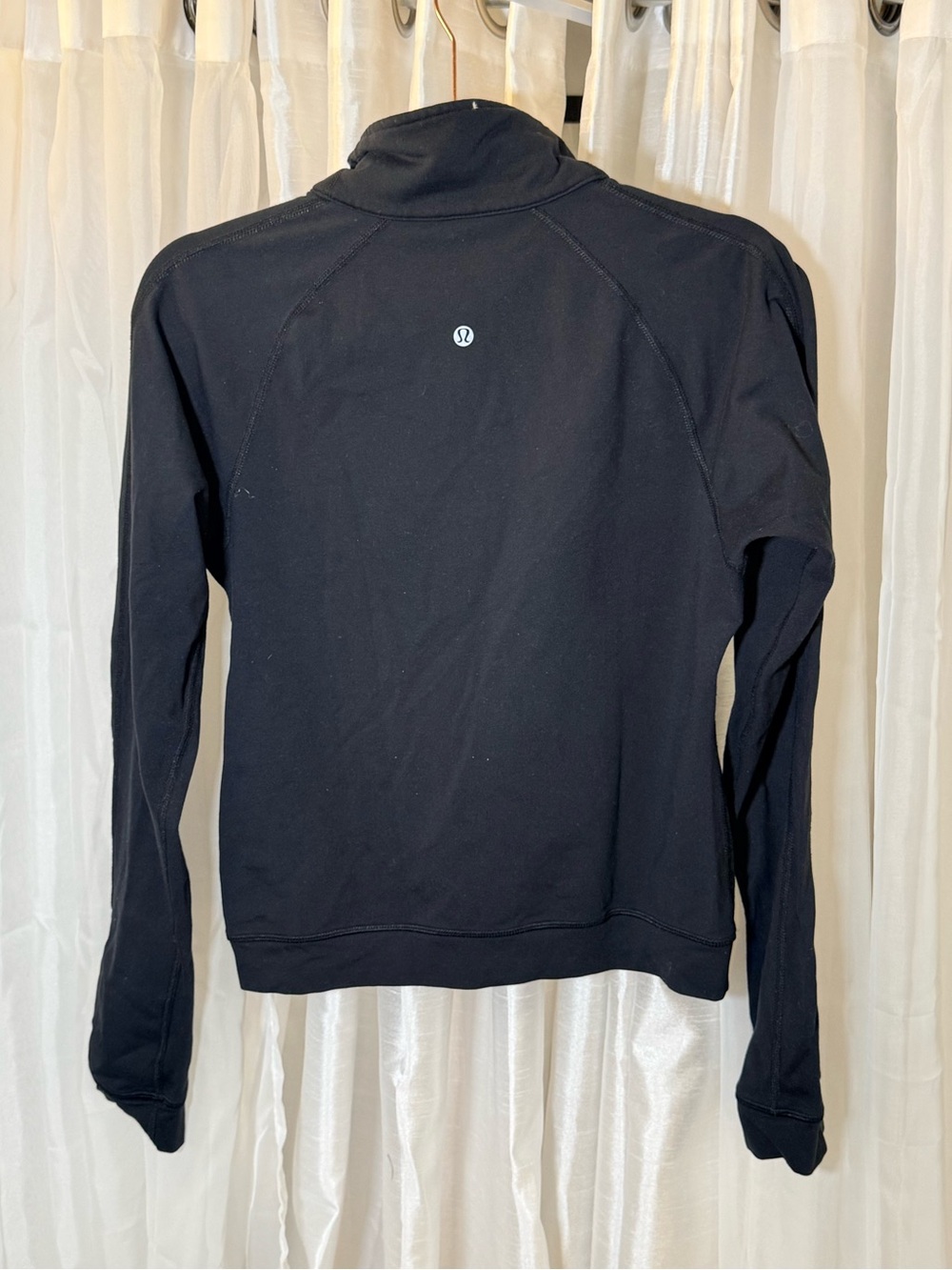 lululemon athletica Black Zip-Up Athletic Jacket